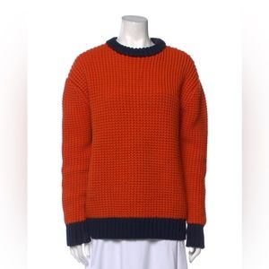 J.W. Anderson Merino Wool Pullover crew neck sweater